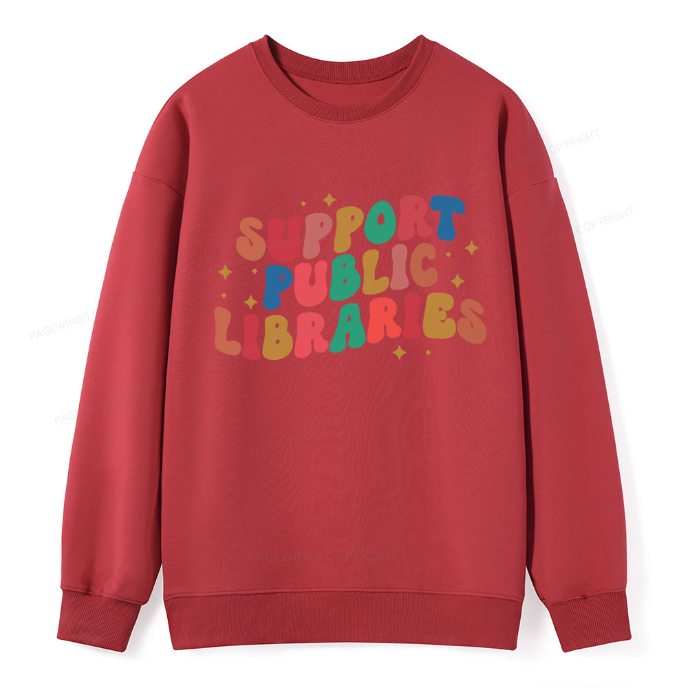 Pagewings Public Library Unisex Classic Sweatshirt