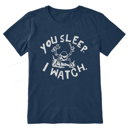 Pagewings You Sleep I Watch Unisex Classic T-shirt