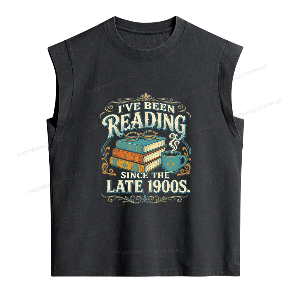 Pagewings I've Been Reading Women's Washed Tank Top