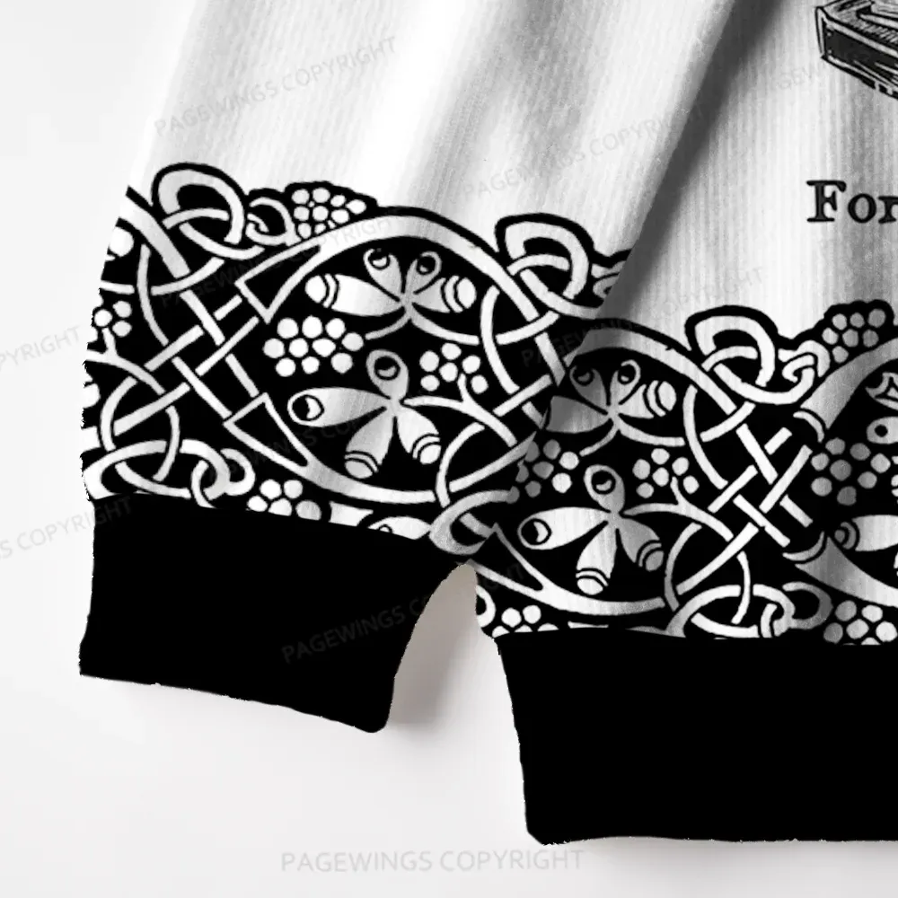 Pagewings Read Banned Books Gain Forbidden Knowledge Unisex Ugly Knit Sweatshirt