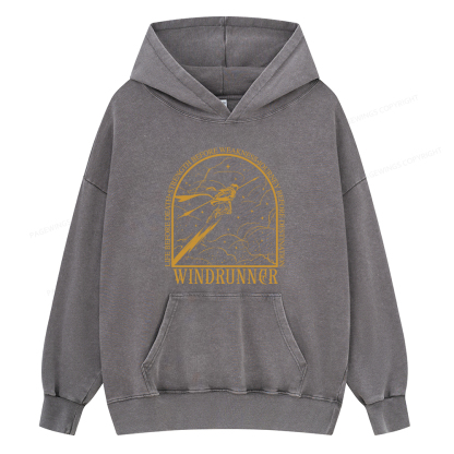 Pagewings Windrunner Unisex Washed Hoodie