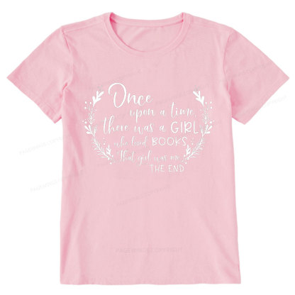 Pagewings There Was A Girl Who Loved Books Unisex Classic T-shirt