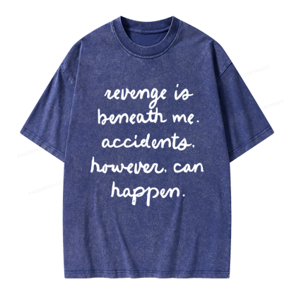 Pagewings RevengeIs Beneath Me Tairn Unisex Washed T-shirt