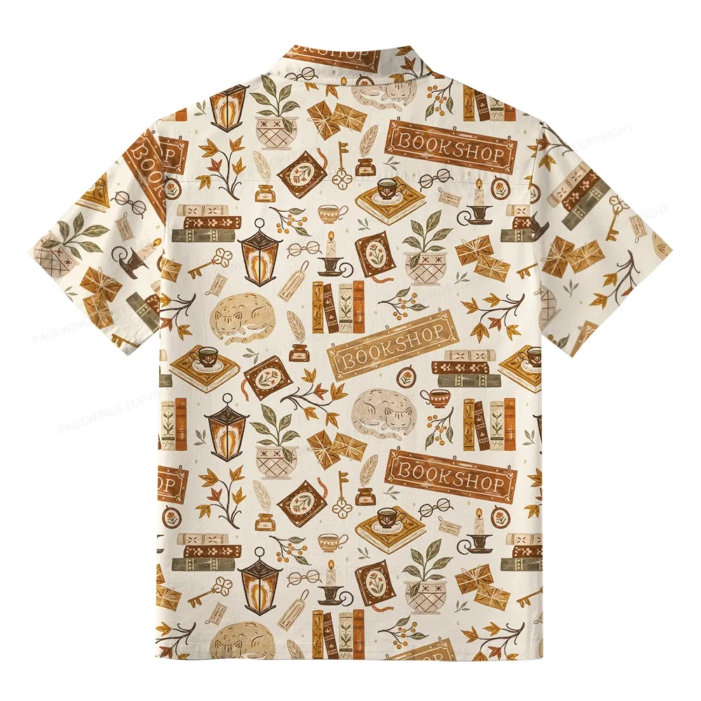 Pagewings On To My Next Adventure Summer Reading Unisex Hawaiian Shirt