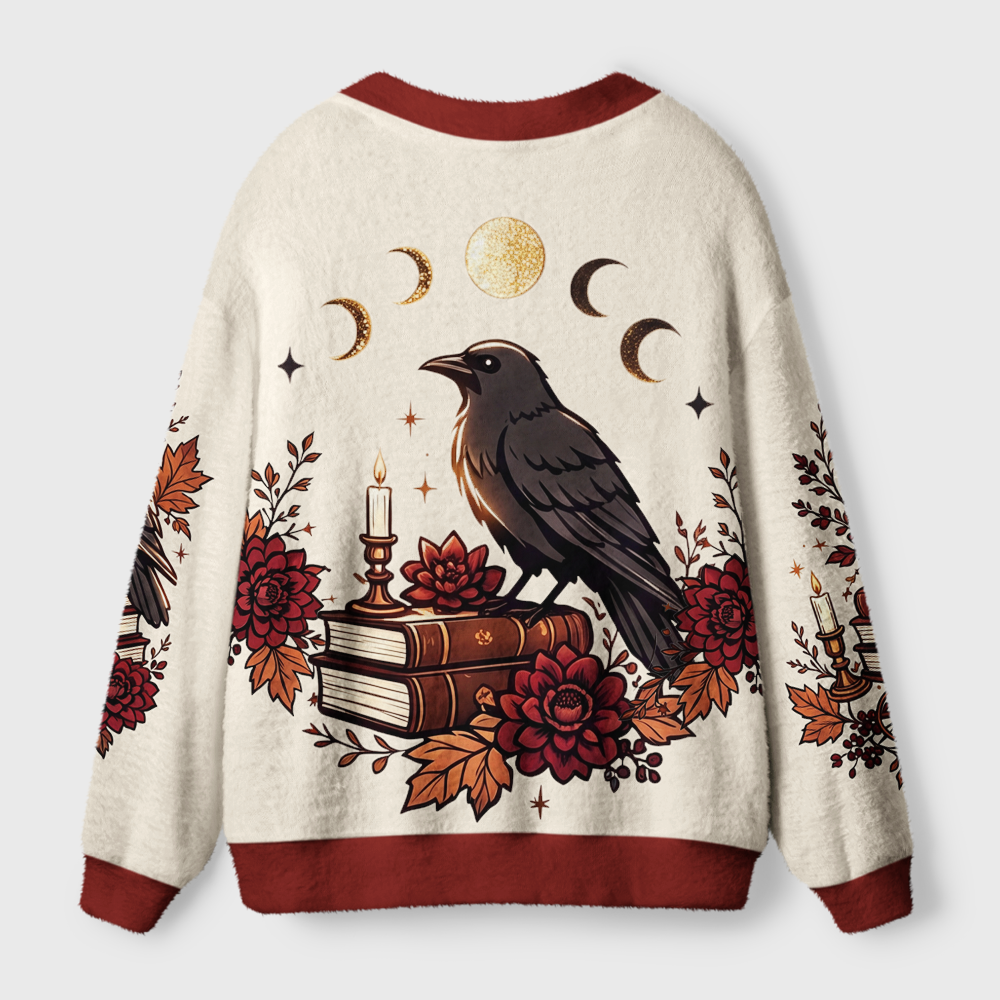 Pagewings Just One More Chapter Light Knit Unisex Cardigan Sweaters