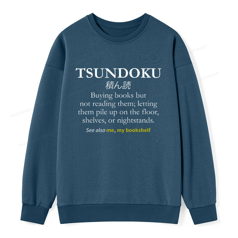 Pagewings Tsundoku Reader Unisex Classic Sweatshirt