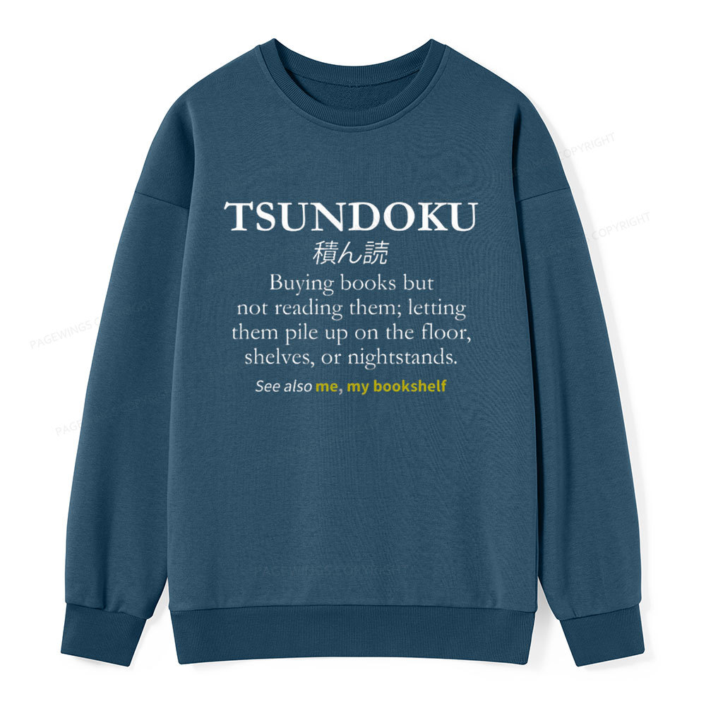 Pagewings Tsundoku Reader Unisex Classic Sweatshirt