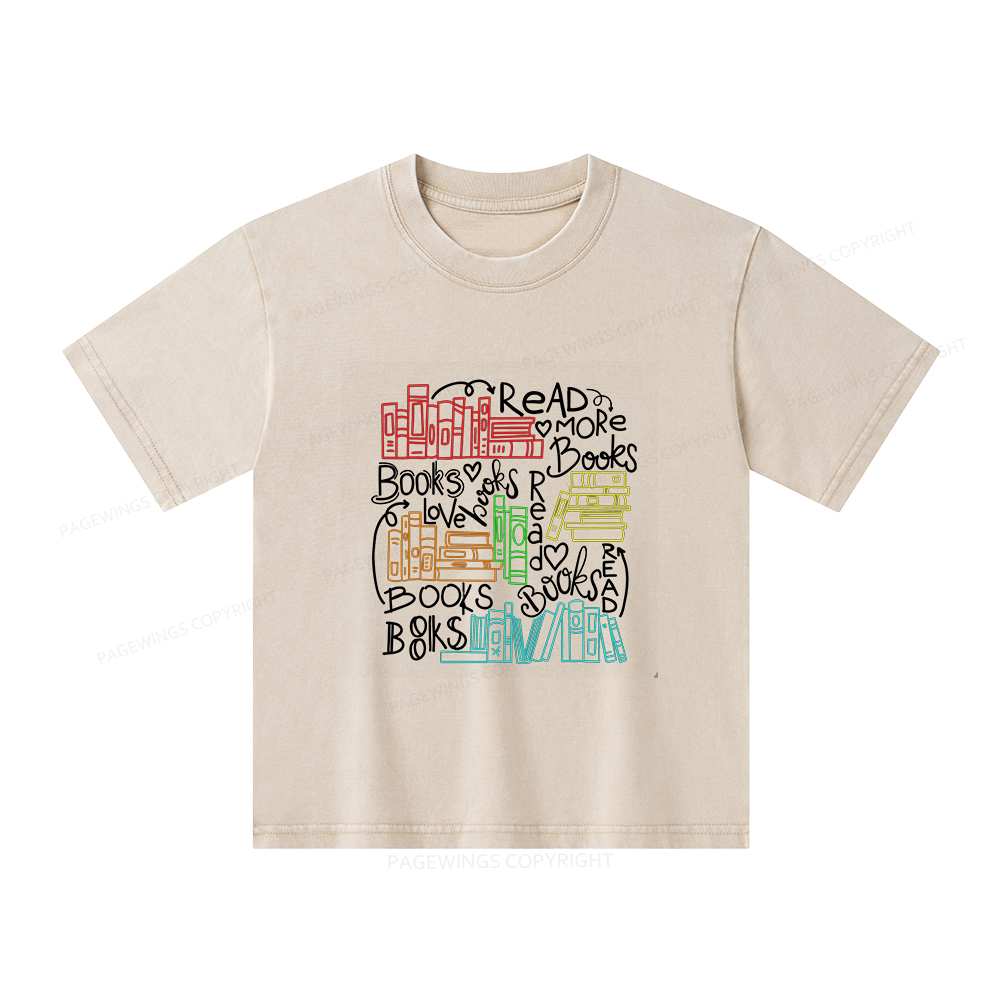 Pagewings Reading Week Shirt For Teachers & Read America Unisex Kids Washed T-shirt