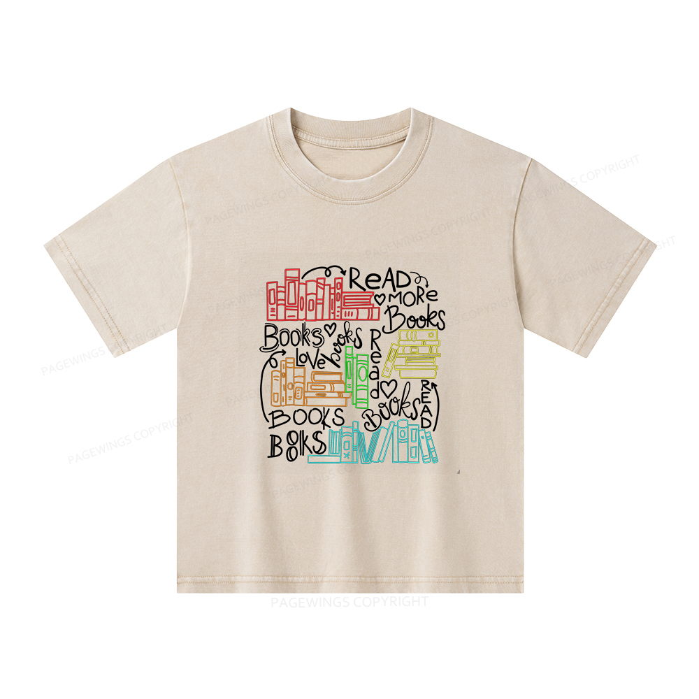 Pagewings Reading Week Shirt For Teachers & Read America Unisex Kids Washed T-shirt