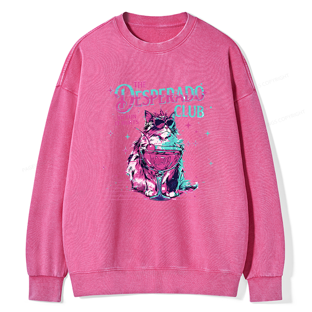 Pagewings Sci Fi Fan Unisex Washed Sweatshirt