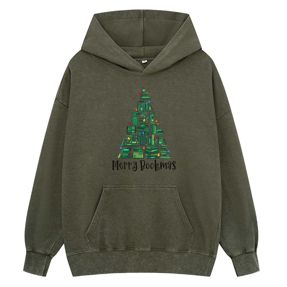 Pagewings Christmas Party Tee Unisex Washed Hoodie