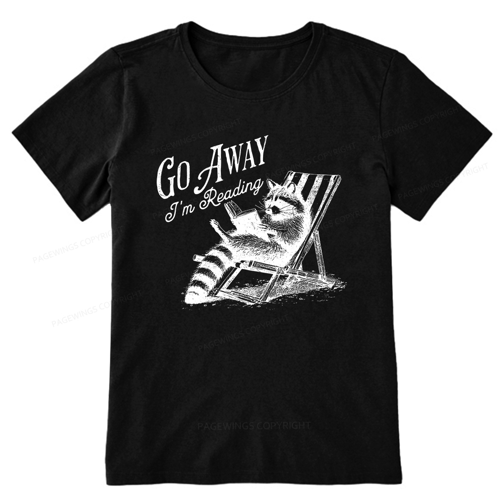 Pagewings Funny Raccoon Book Lover Tshirt Unisex Classic T-shirt