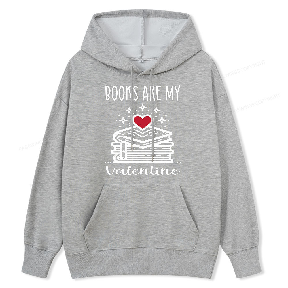 Pagewings Books are My Valentine Unisex Classic Hoodie