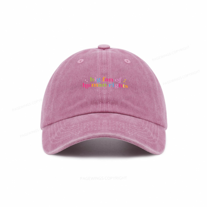 Pagewings Big Fan Of Human Rights Washed Cap