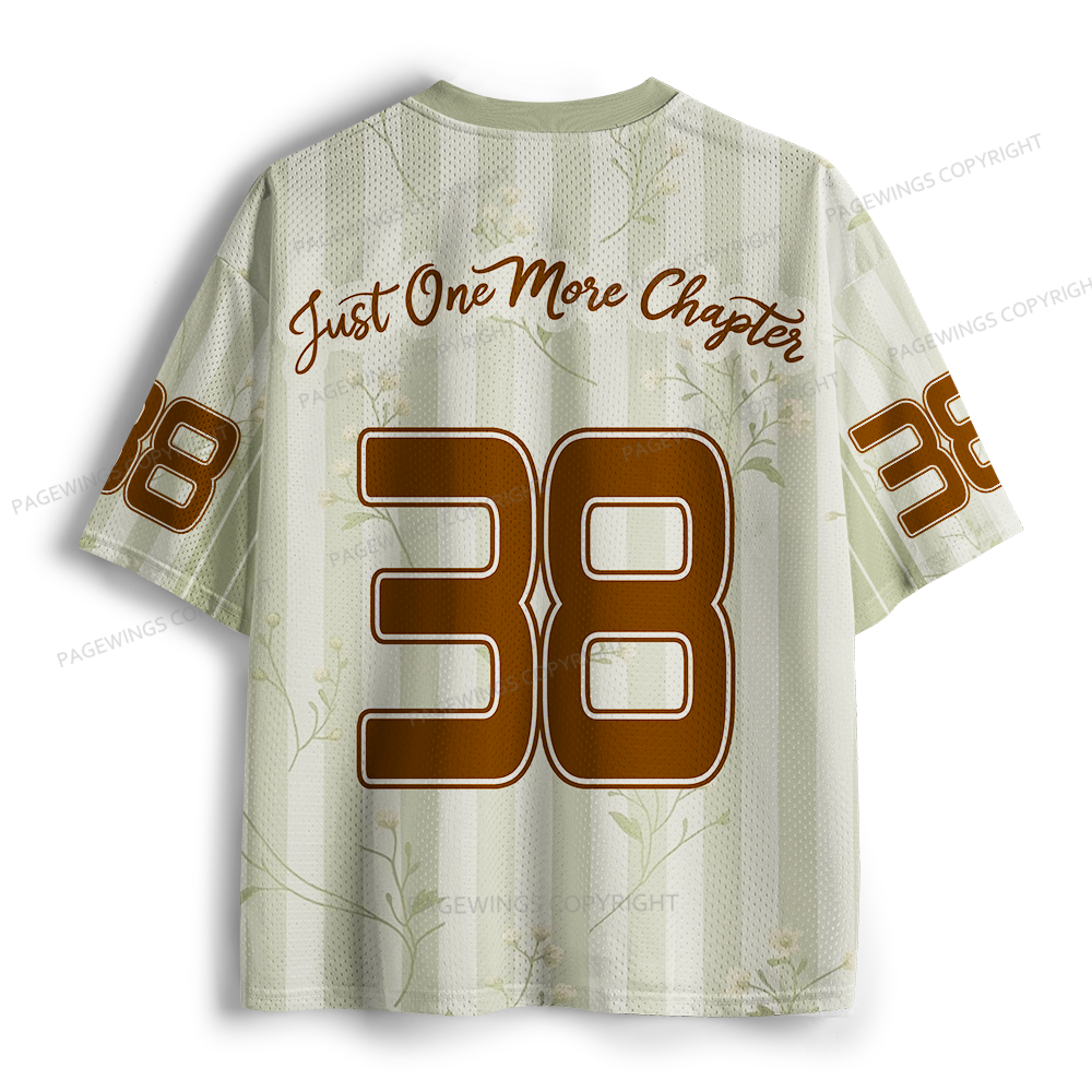 Pagewings Just One More Chapter Unisex Mesh Jersey