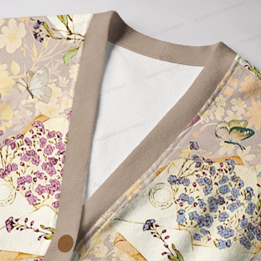 Pagewings Cozy Reading Unisex Ugly Cardigan Sweaters