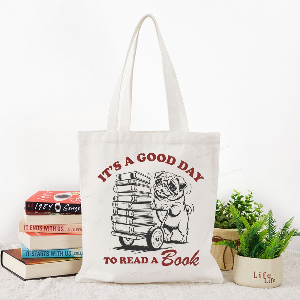 Pagewings It‘s A Good Day To Read A Book Tote Bag
