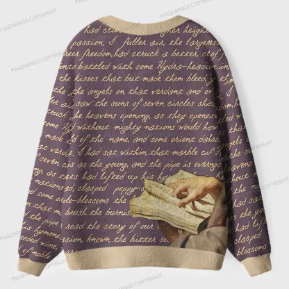 Pagewings Literature Unisex Ugly Cardigan Sweaters