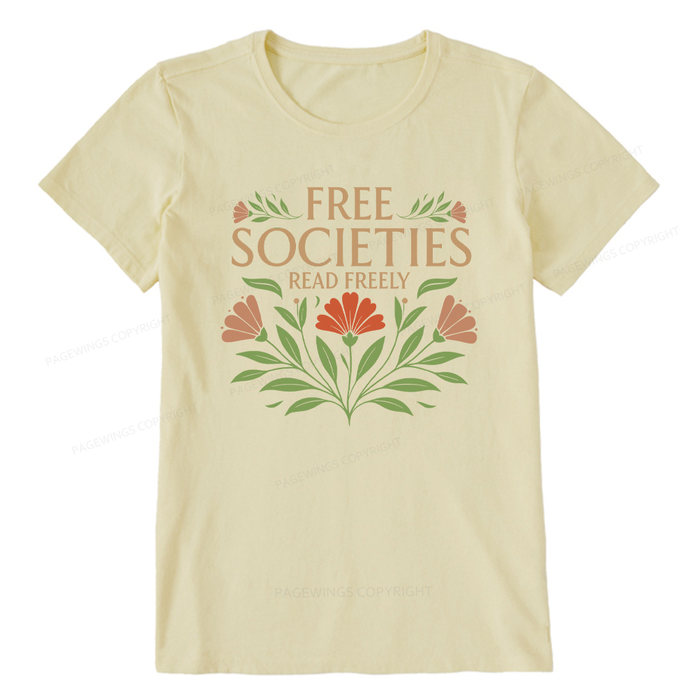 Pagewings Free Societies Read Freely Unisex Classic T-shirt