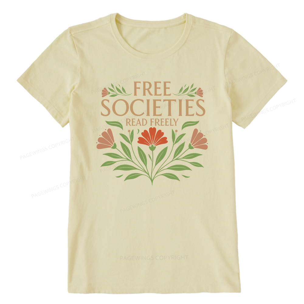 Pagewings Free Societies Read Freely Unisex Classic T-shirt