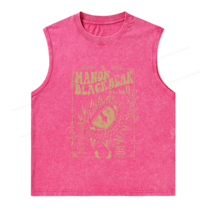 Pagewings ACOTAR Crescent City Rhysand Unisex Washed Tank Top