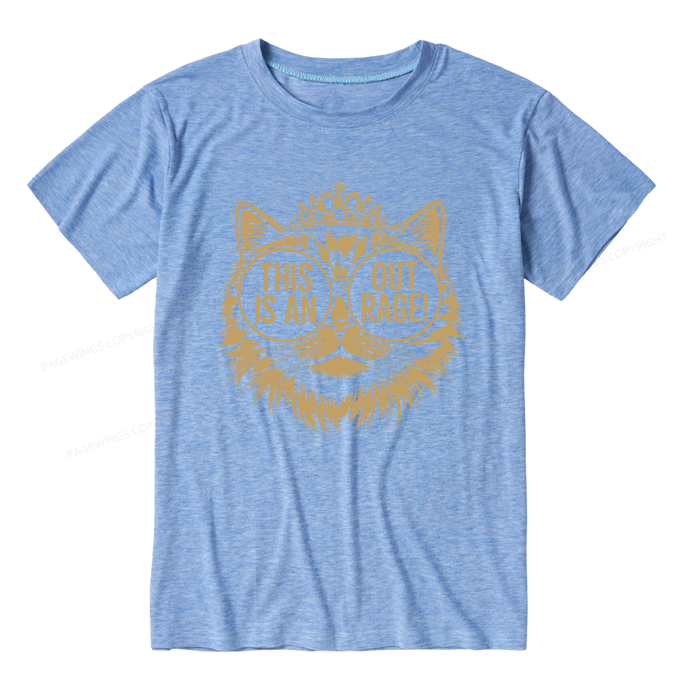 Pagewings This Is An Outrage Unisex Heather T-Shirt