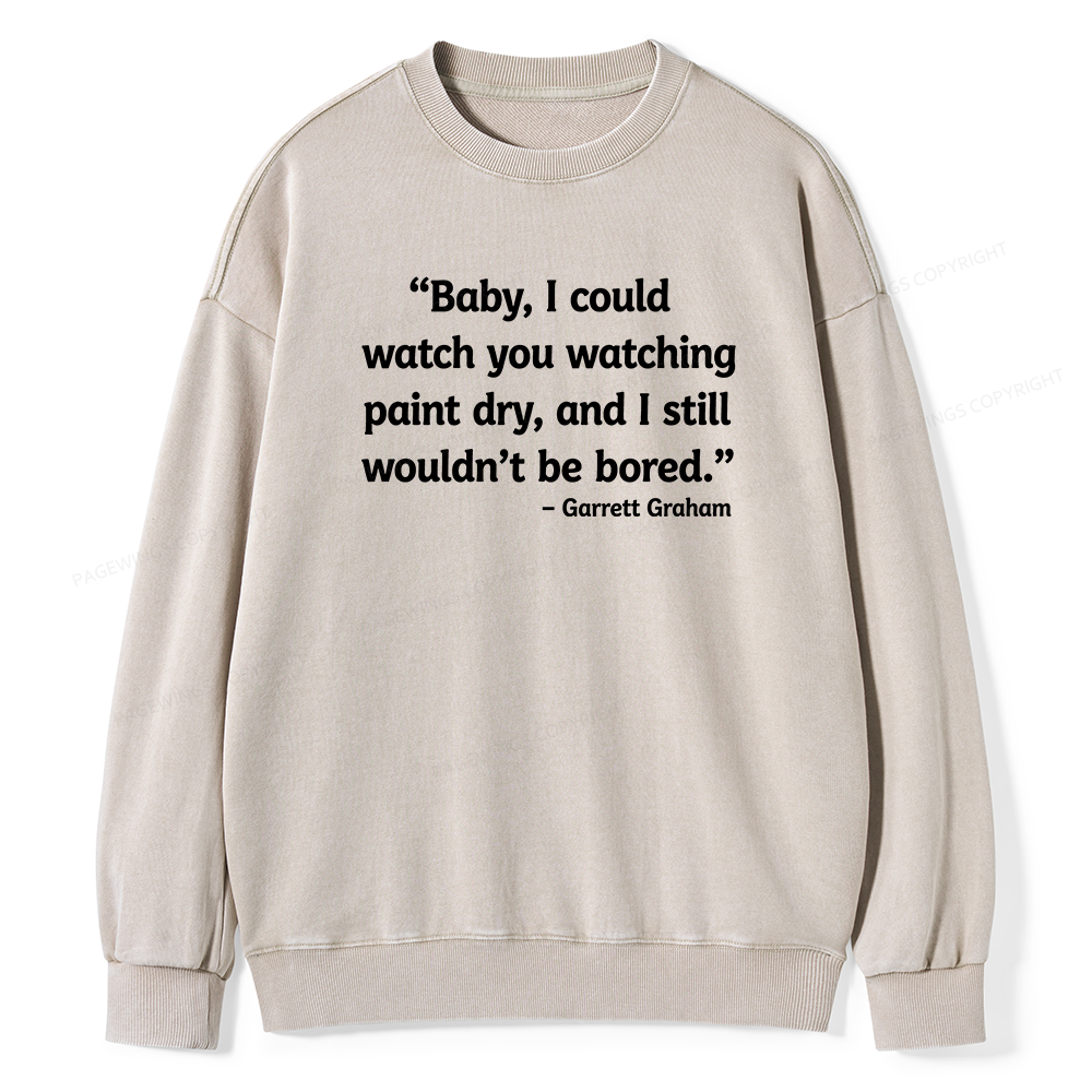Pagewings Hockey Romance Unisex Washed Sweatshirt