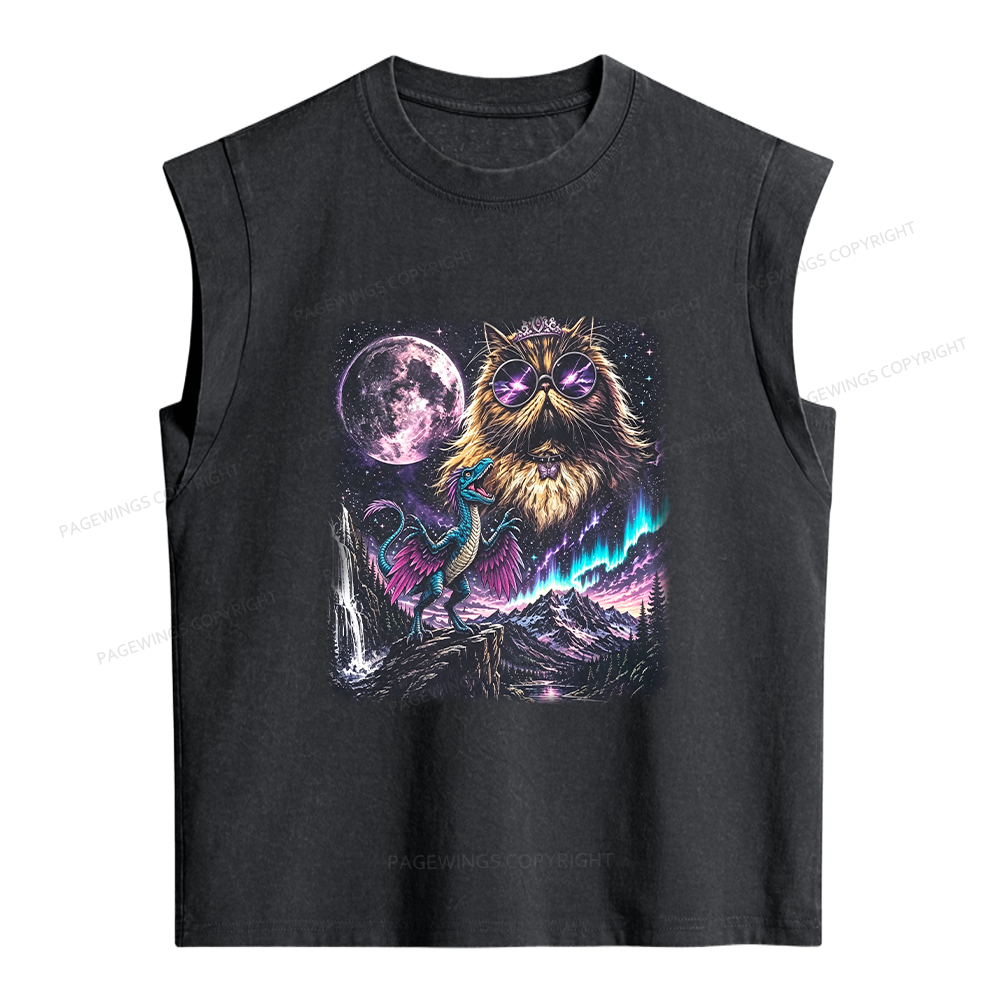 Pagewings Sci Fi Bookish Women's Washed Tank Top