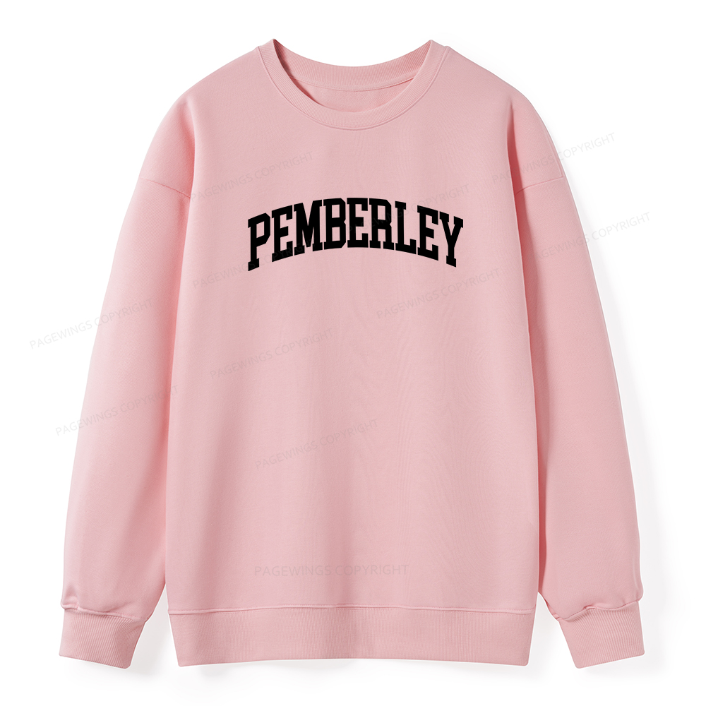 Pagewings Pride and Prejudice Pemberley Bookworm Unisex Classic Sweatshirt