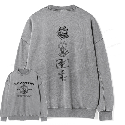 Pagewings You Have Bewitched Me Body And Soul Unisex Washed Sweatshirt