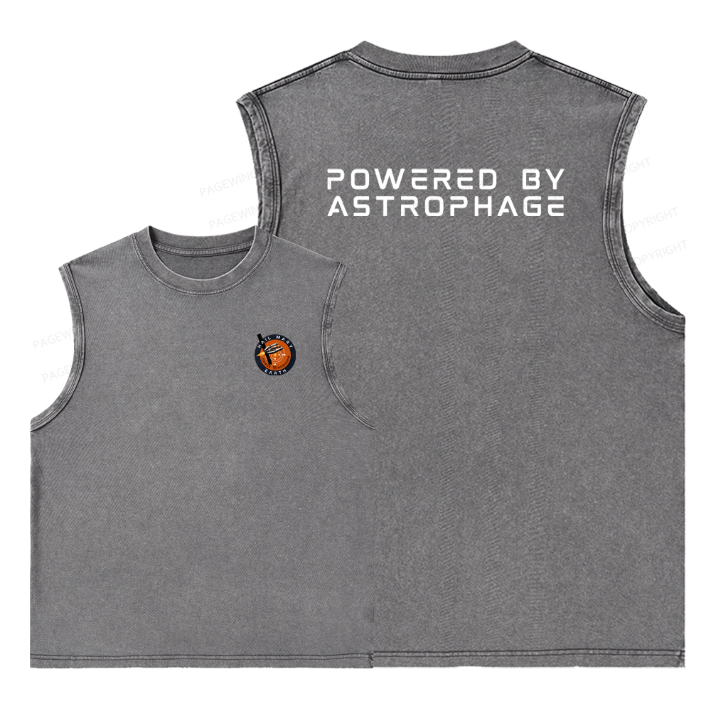 Pagewings Powered By Astrophage Washed Tank Top