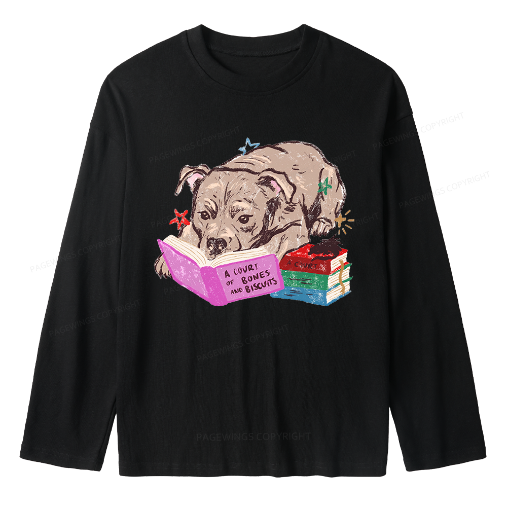 Pagewings Fantasy Reader Unisex Lightweight Long Sleeve T-Shirt