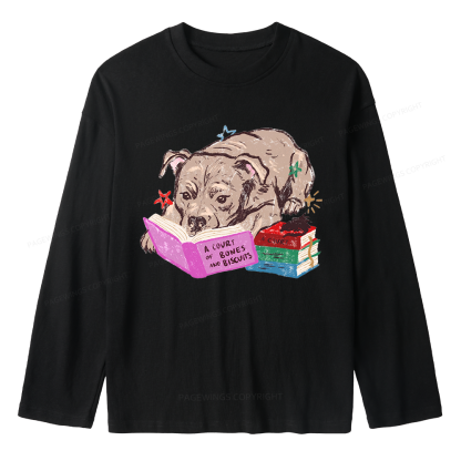 Pagewings Fantasy Reader Unisex Lightweight Long Sleeve T-Shirt