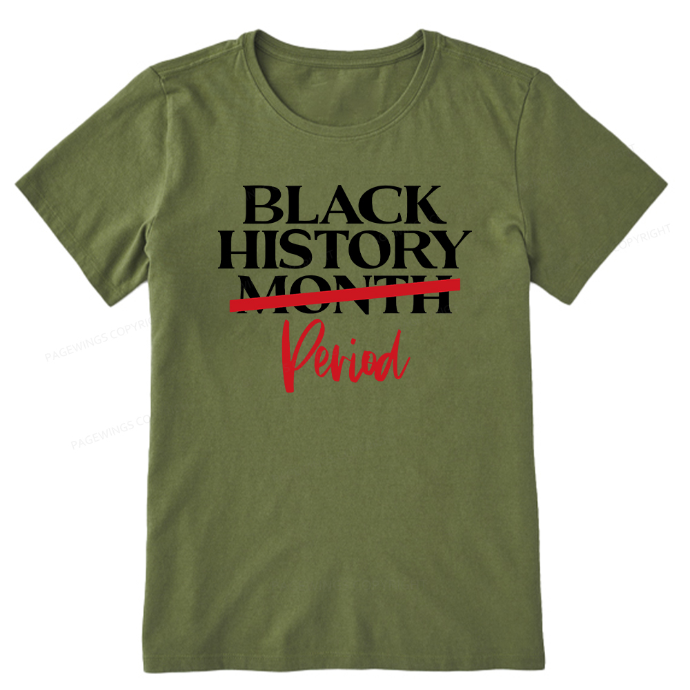 Pagewings Black History Month Period Unisex Classic T-shirt