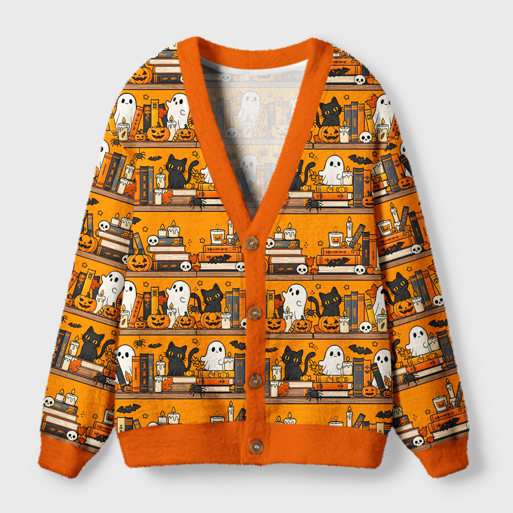 Pagewings Weird TalesLight Knit Unisex Cardigan Sweaters