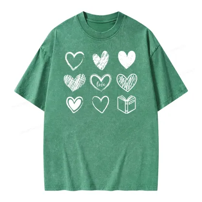 Pagewings To Love And Learn How To Be Loved Unisex Washed T-shirt