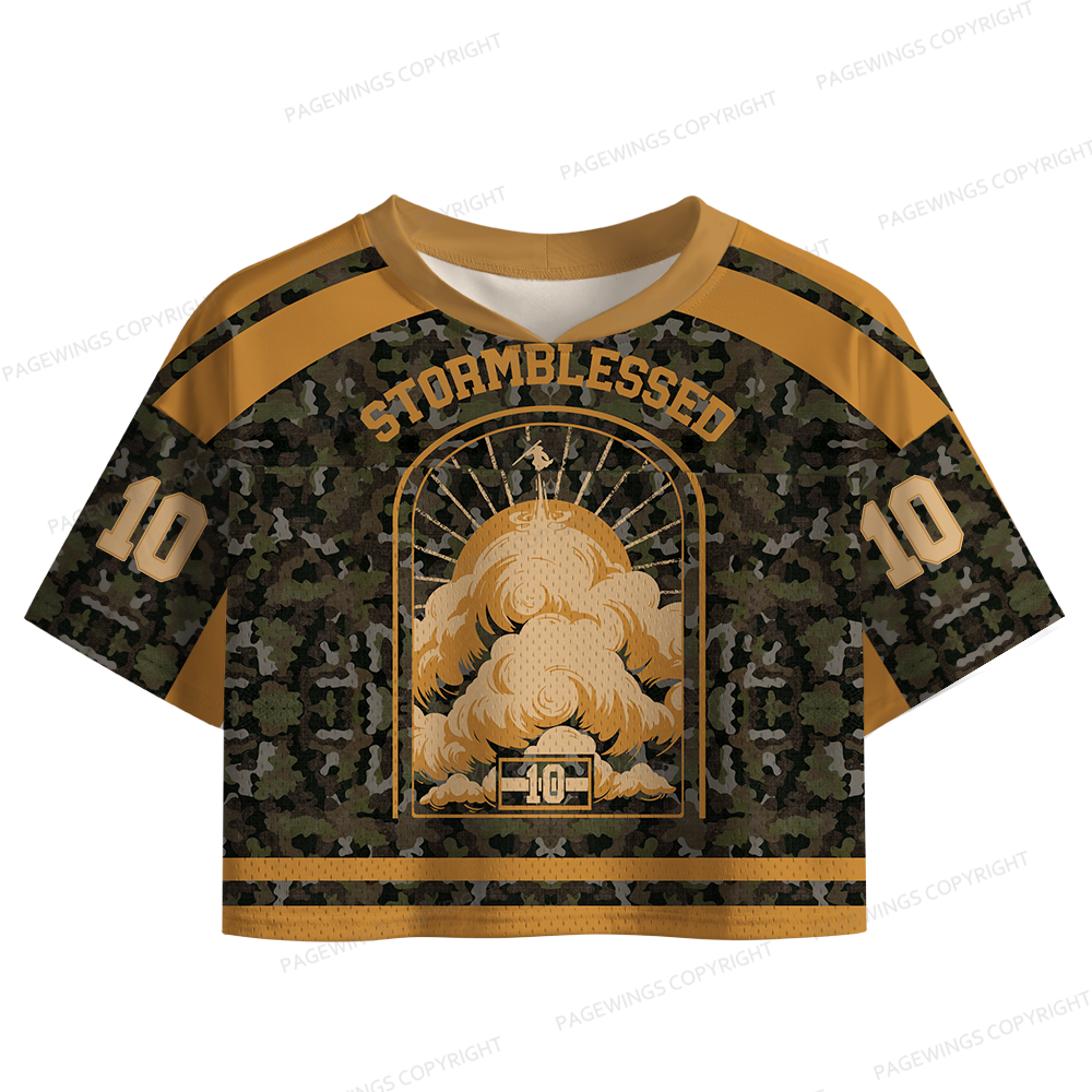 Pagewings Stormblessed Women's Crop Mesh Jersey