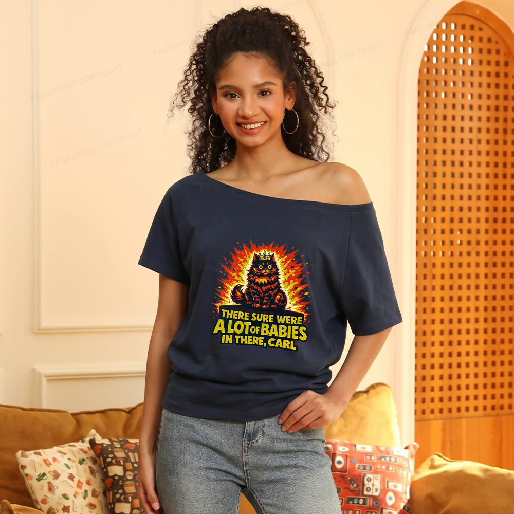 Pagewings A Lot Of Babies In There Women Off Shoulder T-shirts