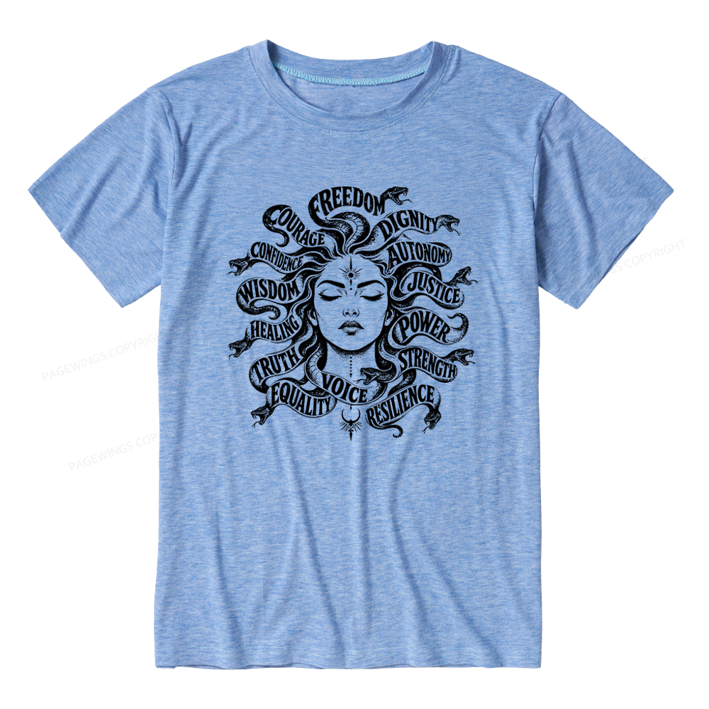 Pagewings Greek Mythology Unisex Heather T-Shirt