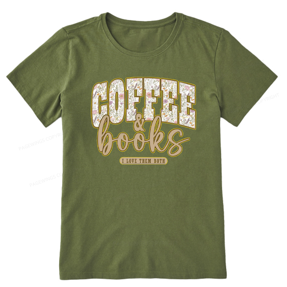 Pagewings Coffee And Books Unisex Classic T-shirt