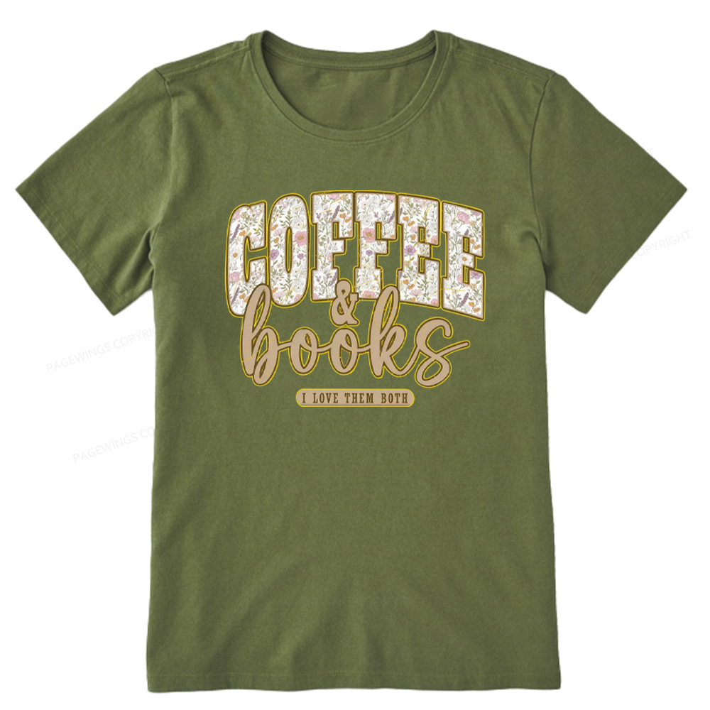 Pagewings Coffee And Books Unisex Classic T-shirt