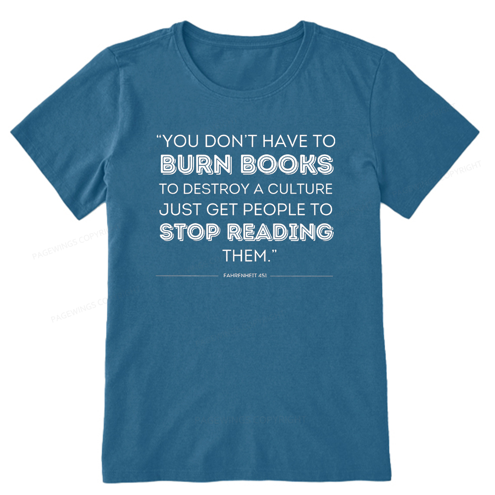 Pagewings Dystopian Book Shirt Classic Literature Gift Unisex Classic T-shirt