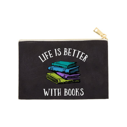 Pagewings Life's Better With Books Pouch