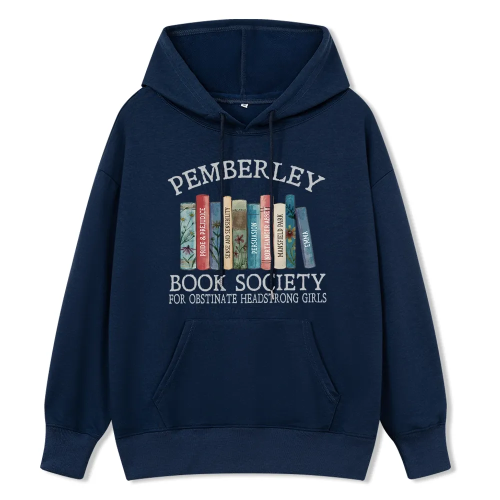 Pagewings Pemberley Book Society Unisex Classic Hoodie