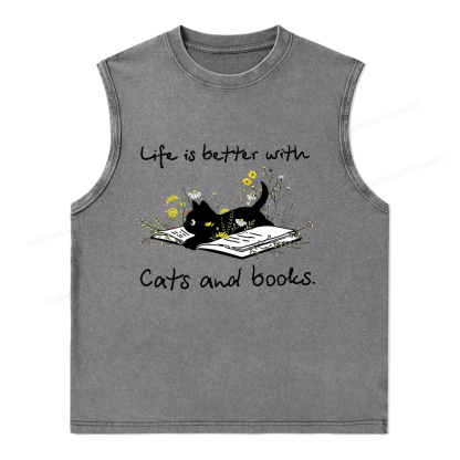 [Copy]Pagewings Public Library Sweatshirt Unisex Washed Tank Top