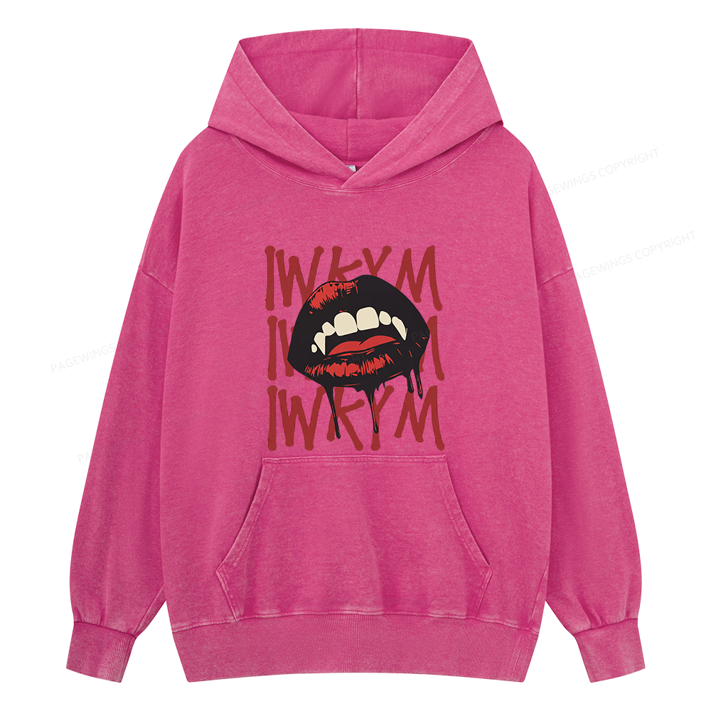 Pagewings Sci-Fi Novel Lover Unisex Washed Hoodie
