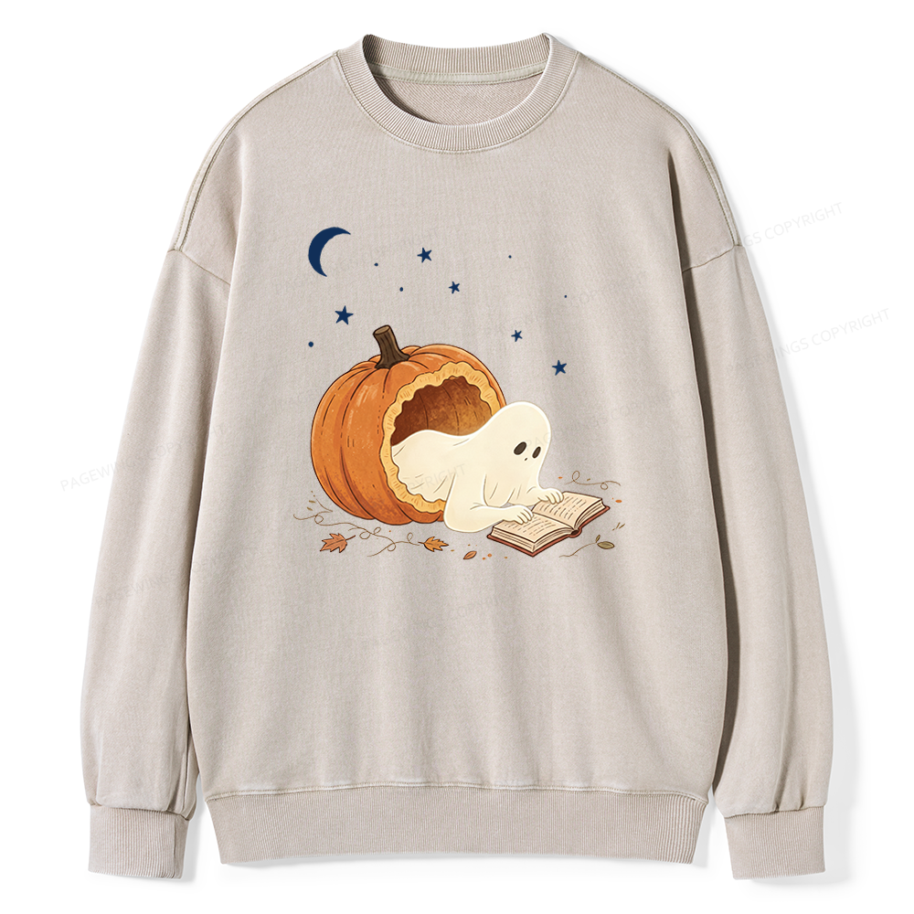 Pagewings Waiting For Fall Unisex Washed Sweatshirt