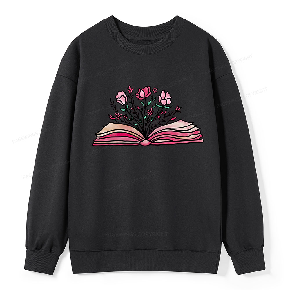Pagewings Booktrovert Definition Funny Book Lover Png Unisex Classic Sweatshirt