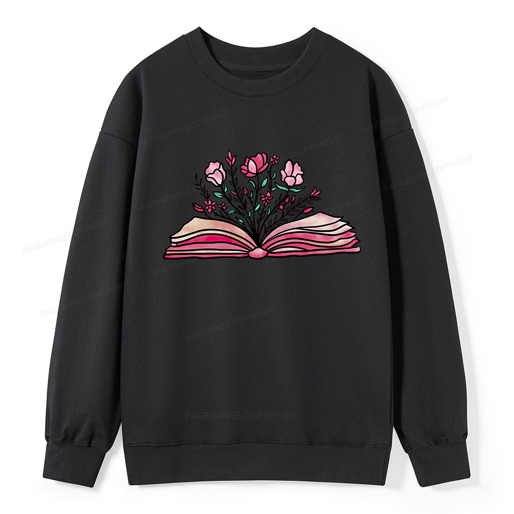 Pagewings Booktrovert Definition Funny Book Lover Png Unisex Classic Sweatshirt
