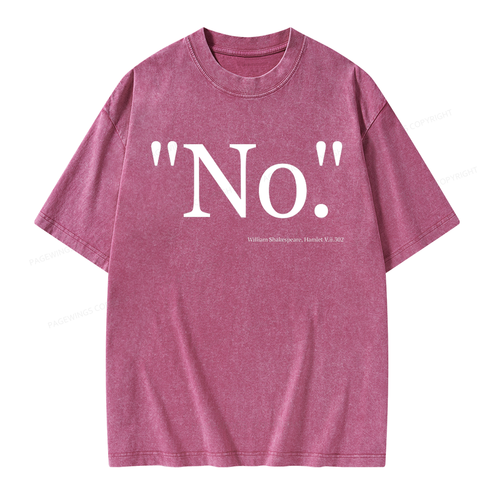 Pagewings Book Quote Unisex Washed T-shirt